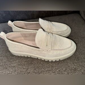 New Anne Klein Genuine Leather Kalypso Penny Loafers Sz 9